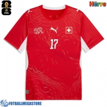 Fotballdrakt Herre Sveits Ruben Vargas #17 Hjemmedrakt VM 2026 Kortermet